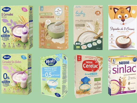 Papas infantis industriais
