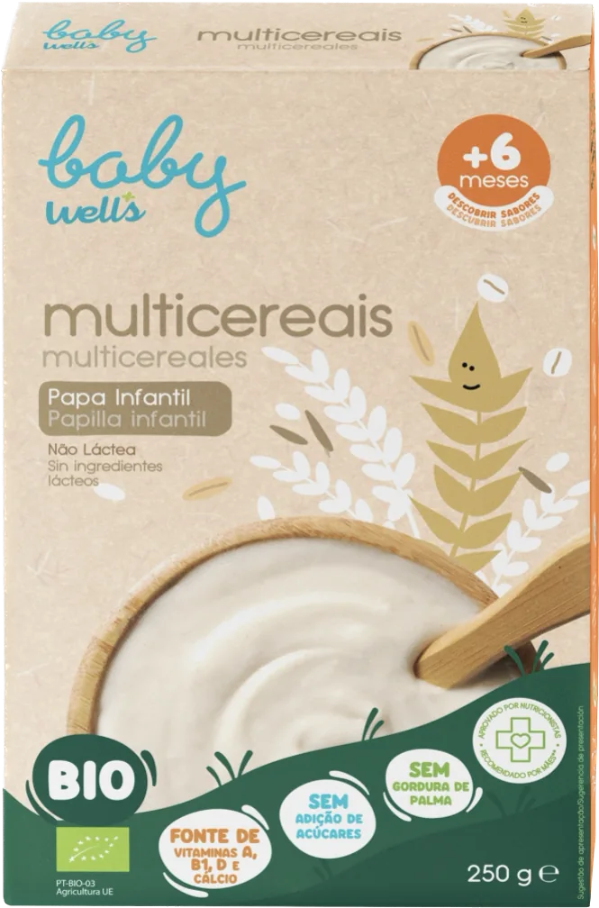 Farinha Multicereais Baby Wells